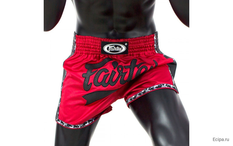 Шорты для бокса Fairtex BS1703 (красный-черный) L